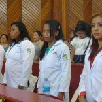 Alexandra, Cleotilde, Tecla & Keyling at ceremony