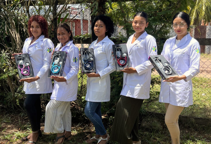 doctors standing with a stethoscope